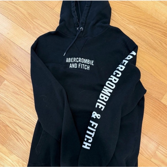 Abercrombie & Fitch Other - Abercrombie & Fitch Black Pullover with White Logo
